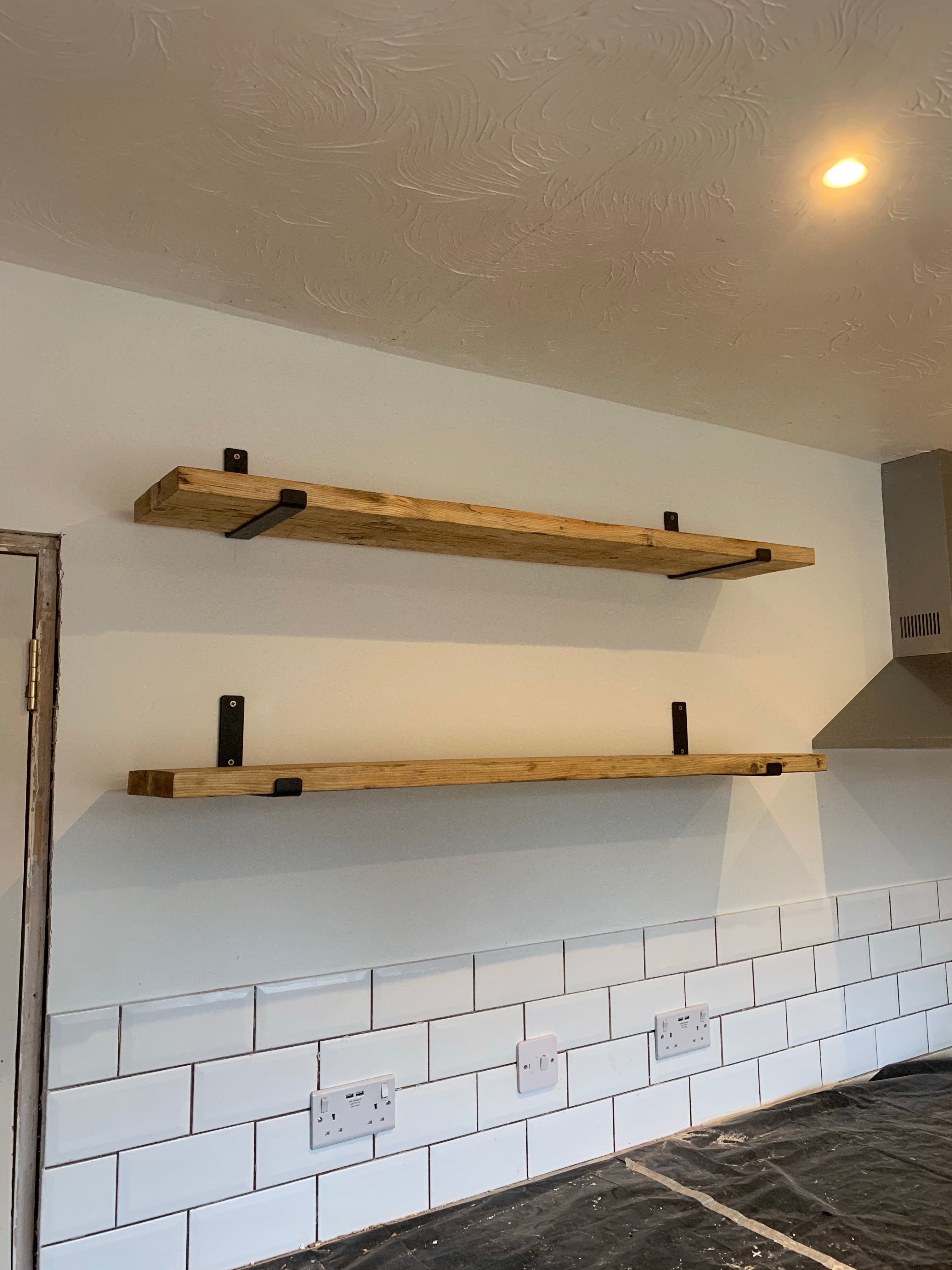 Custom Scaffold Board Shelves