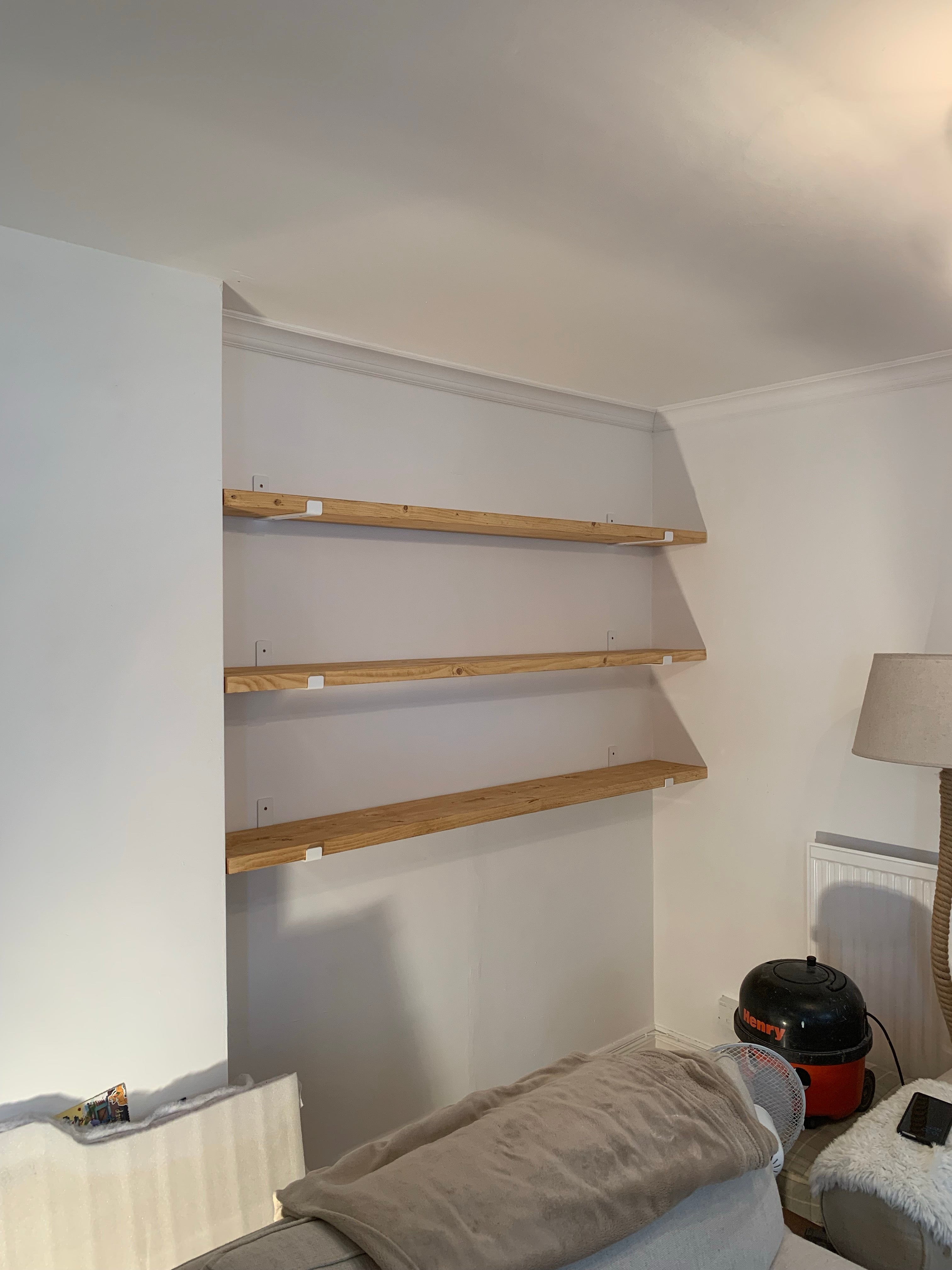 Custom Scaffold Board Shelves