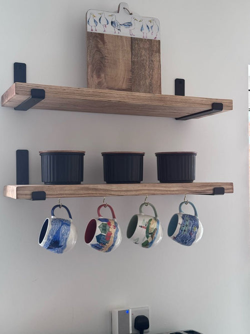 Custom Scaffold Board Mug Shelves
